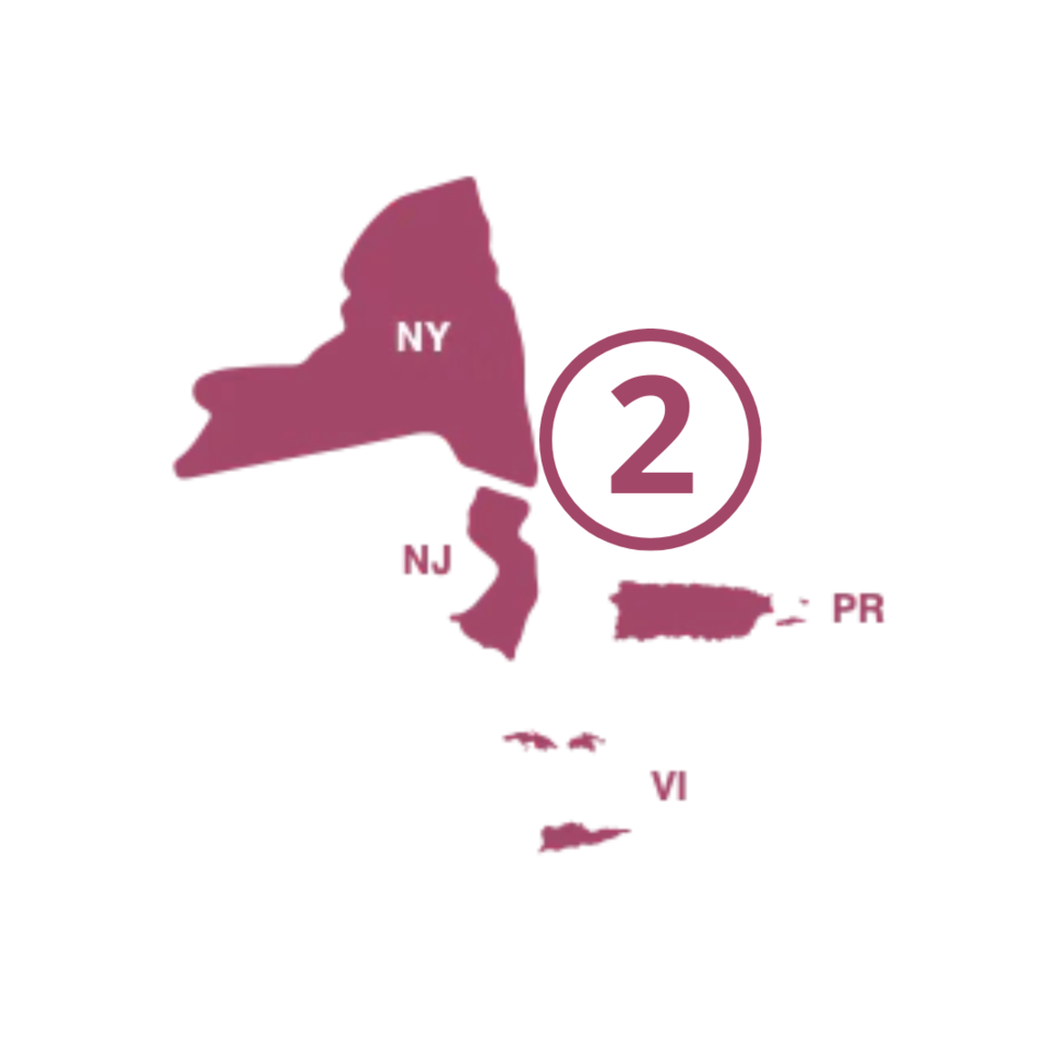 HHS Regional Map - Region 2
