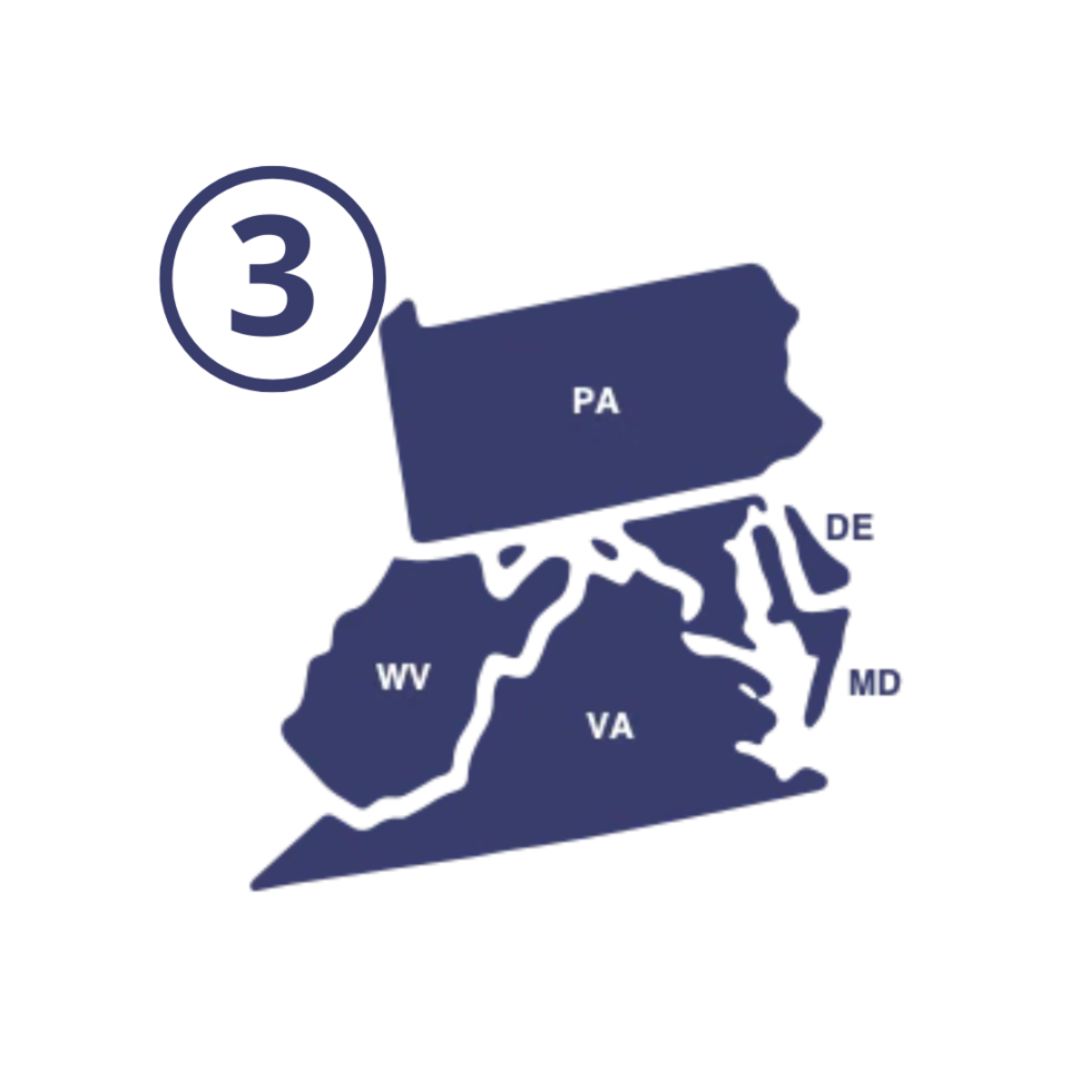 HHS Regional Map - Region 3