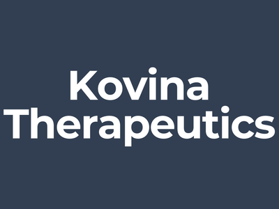 Kovina Therapeutics _ Investor Initiatives-2024