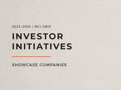 NCI SBIR Investor Initiatives Book Cover